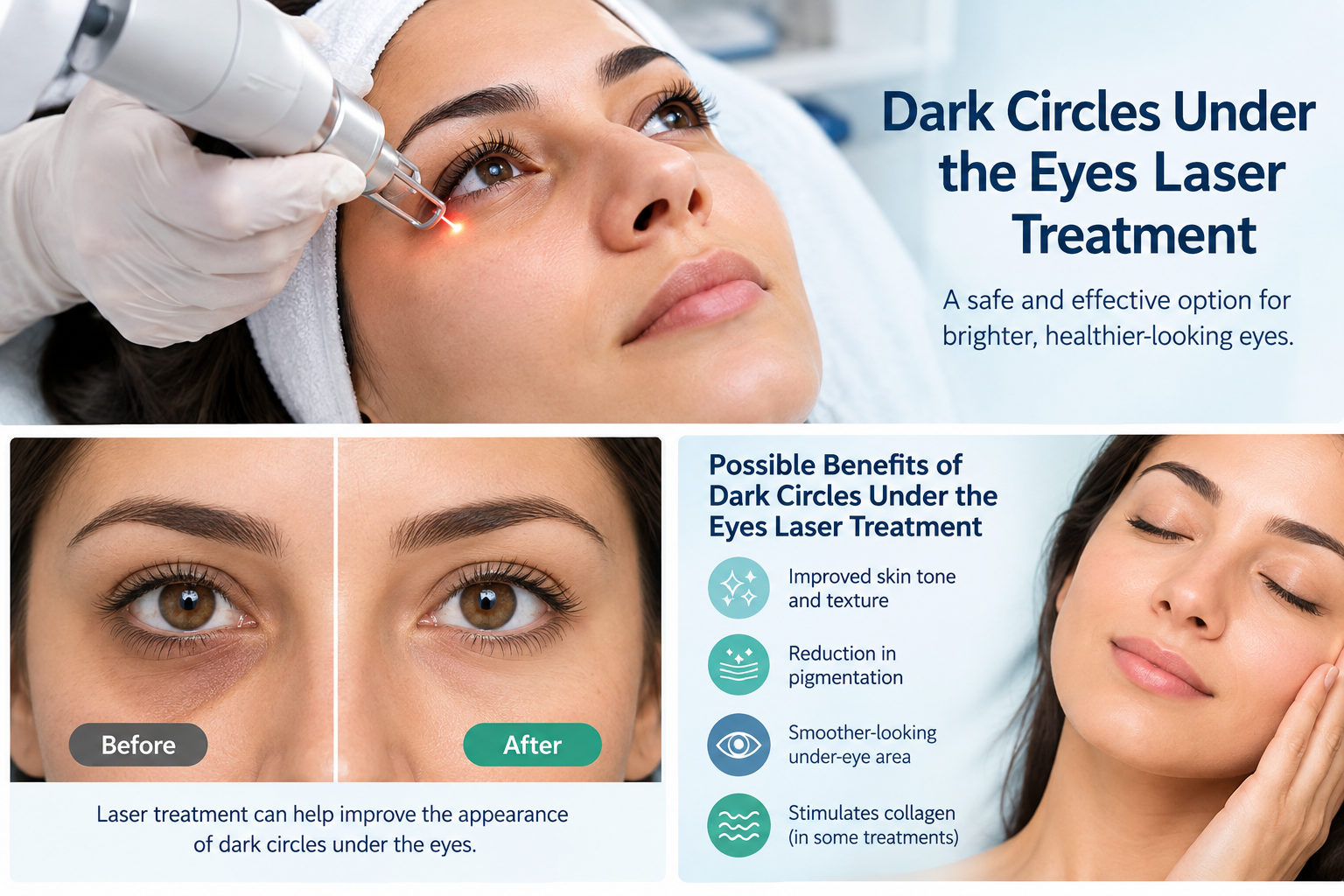 Dark circles under the eyes laser treatment