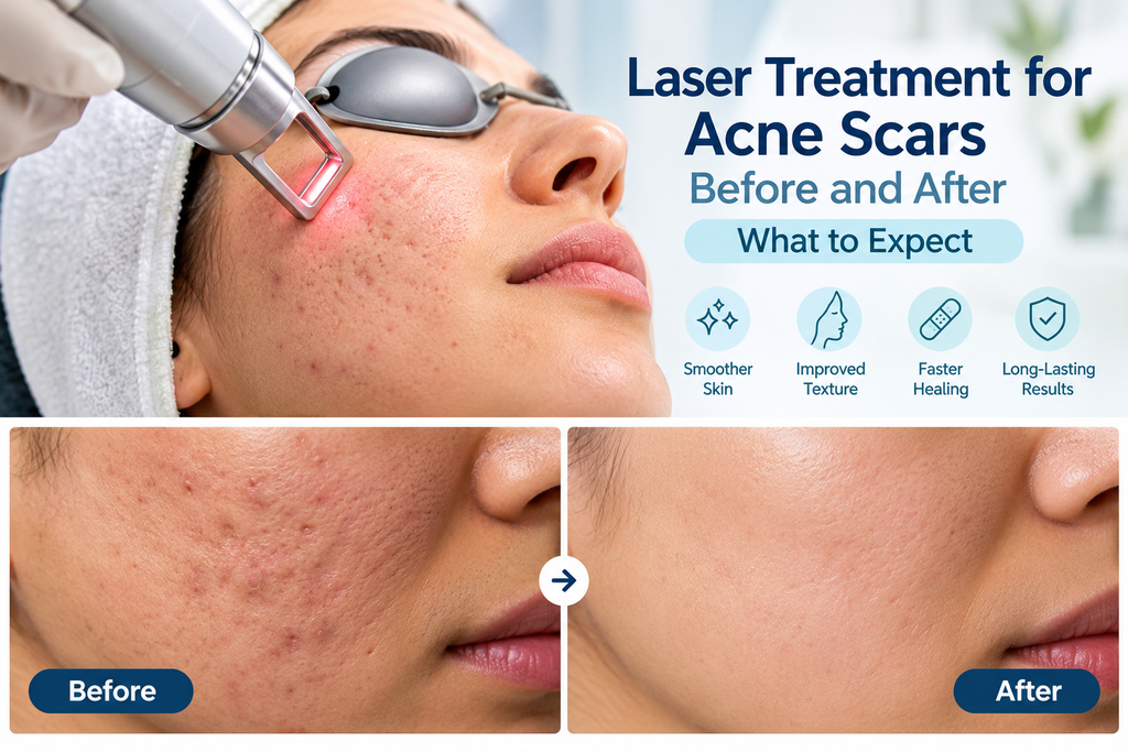 Laser Treatment for Acne Scars Before and After