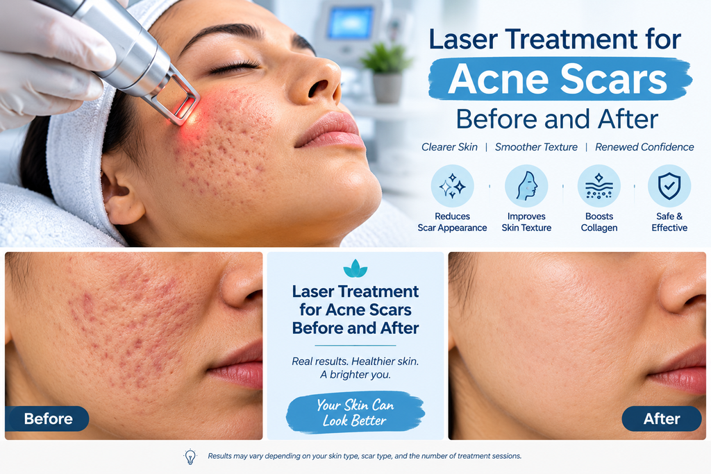 Laser Treatment for Acne Scars Before and After