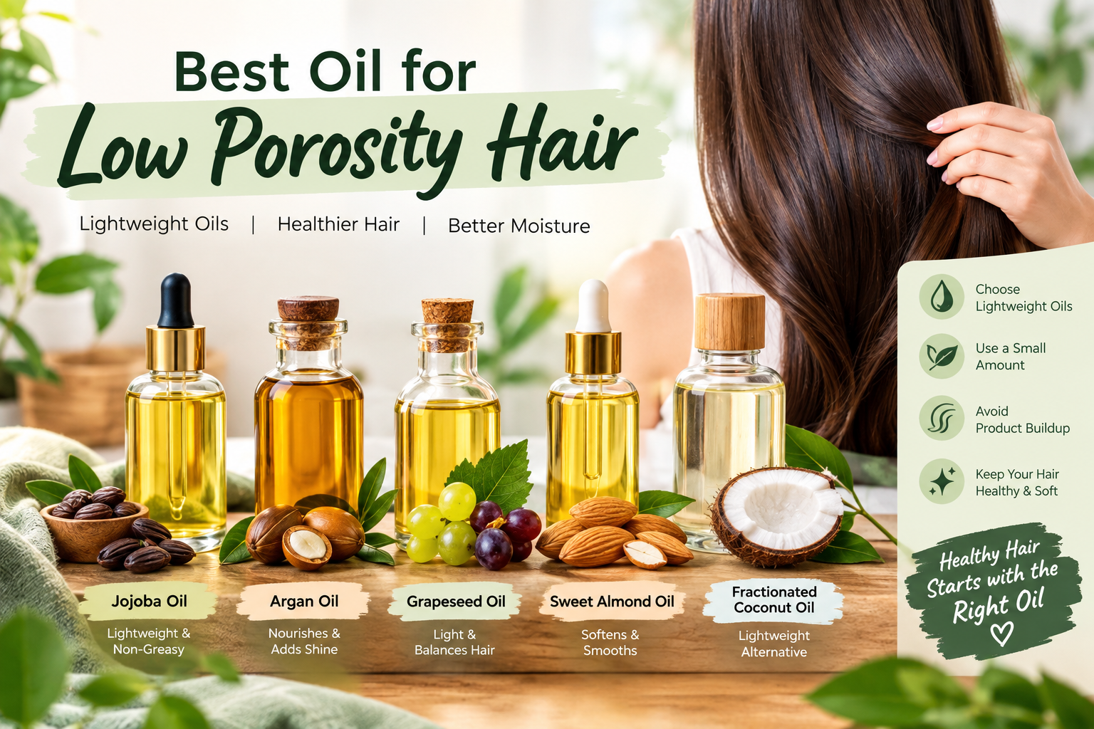 Best oil for low porosity hair