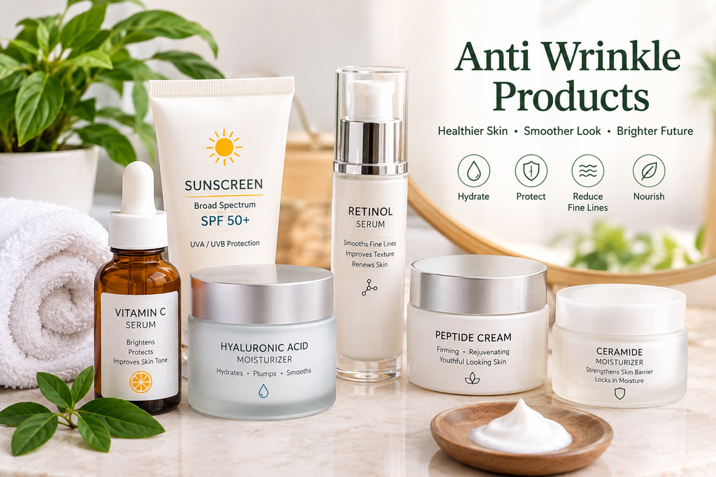 anti wrinkle products for healthy-looking skin
