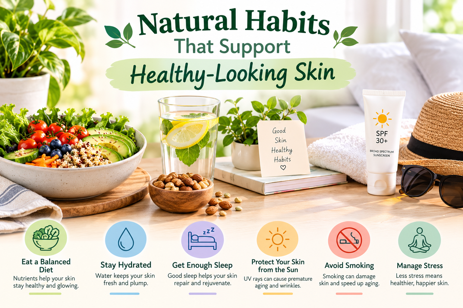 Natural Habits That Support Healthy-Looking Skin